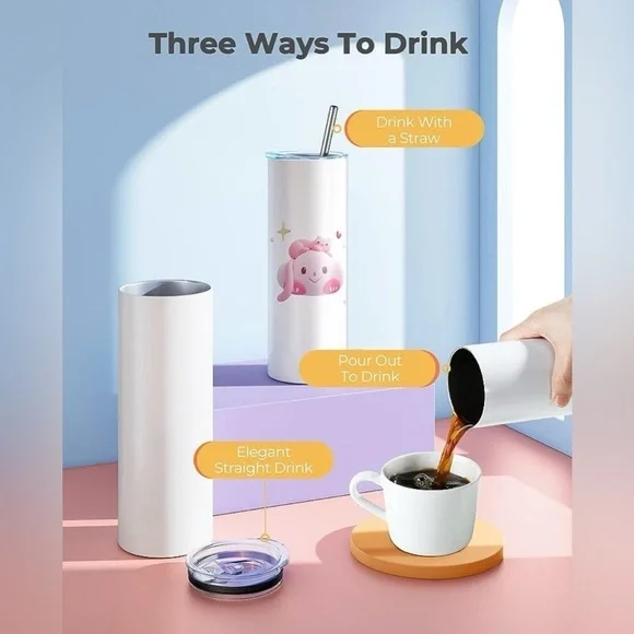 3D Grinch Holiday 20 oz Stainless Steel Tumbler with Lid, straw & Gift B… - Picture 3 of 4